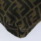 FENDI Zucca Canvas Tote Bag Black Brownep4185
