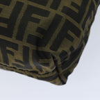 FENDI Zucca Canvas Tote Bag Black Brownep4185