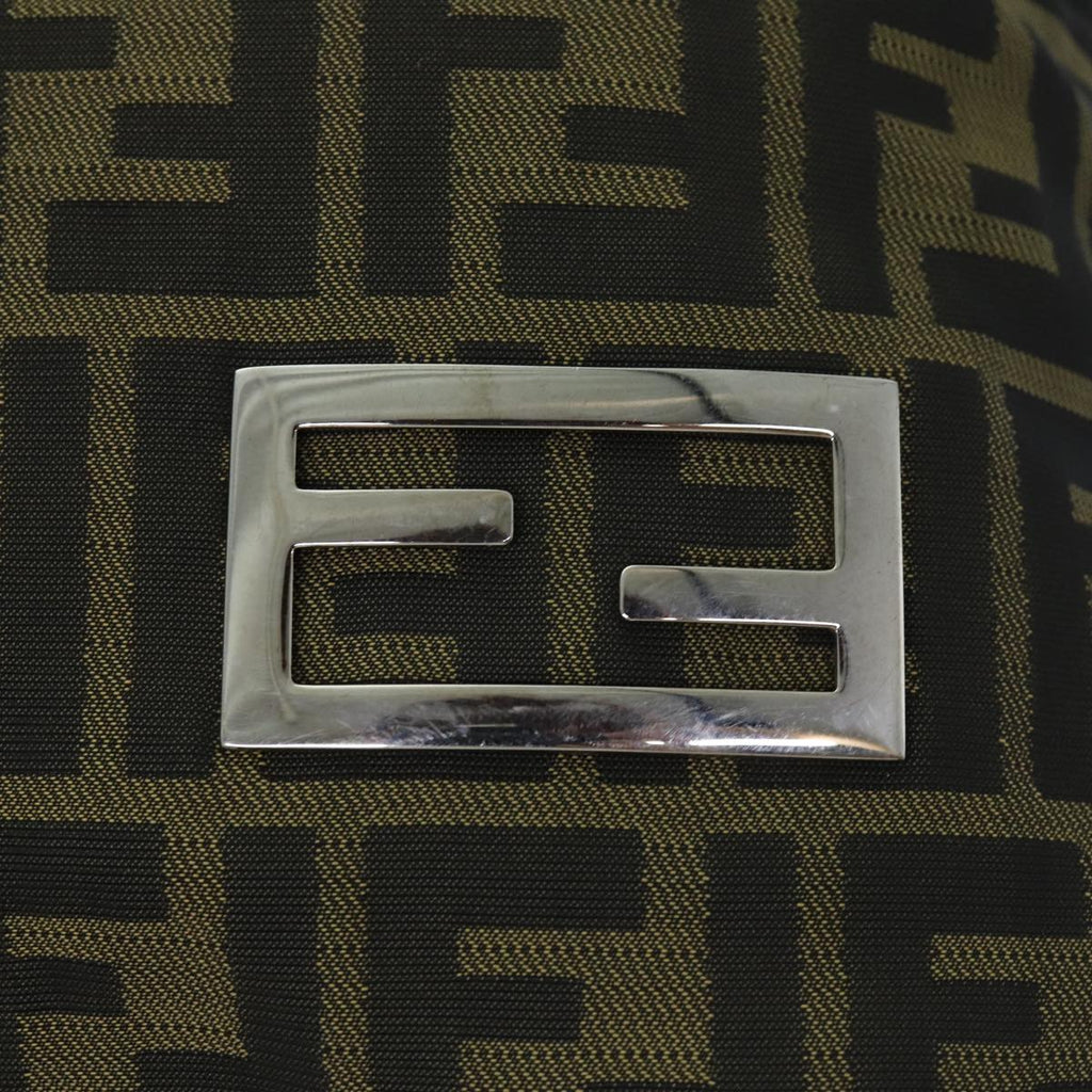 FENDI Zucca Canvas Tote Bag Black Brownep4185
