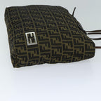 FENDI Zucca Canvas Tote Bag Black Brownep4185