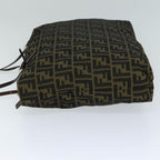 FENDI Zucca Canvas Tote Bag Black Brownep4185