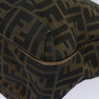 FENDI Zucca Canvas Tote Bag Brown Blackep4207