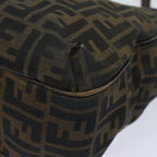 FENDI Zucca Canvas Tote Bag Brown Blackep4207