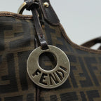 FENDI Zucca Canvas Tote Bag Brown Blackep4207