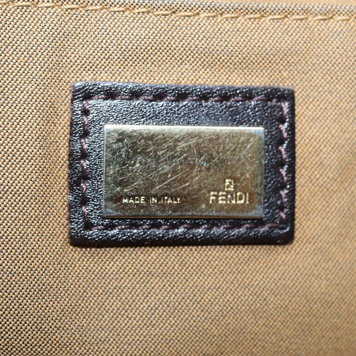 FENDI Zucca Canvas Tote Bag Brown Blackep4207