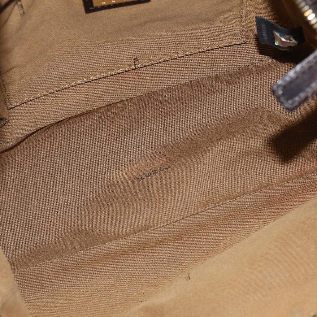 FENDI Zucca Canvas Tote Bag Brown Blackep4207