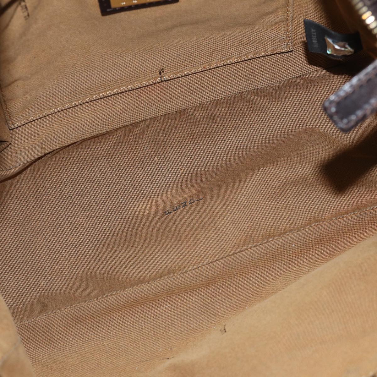 FENDI Zucca Canvas Tote Bag Brown Blackep4207
