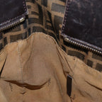FENDI Zucca Canvas Tote Bag Brown Blackep4207