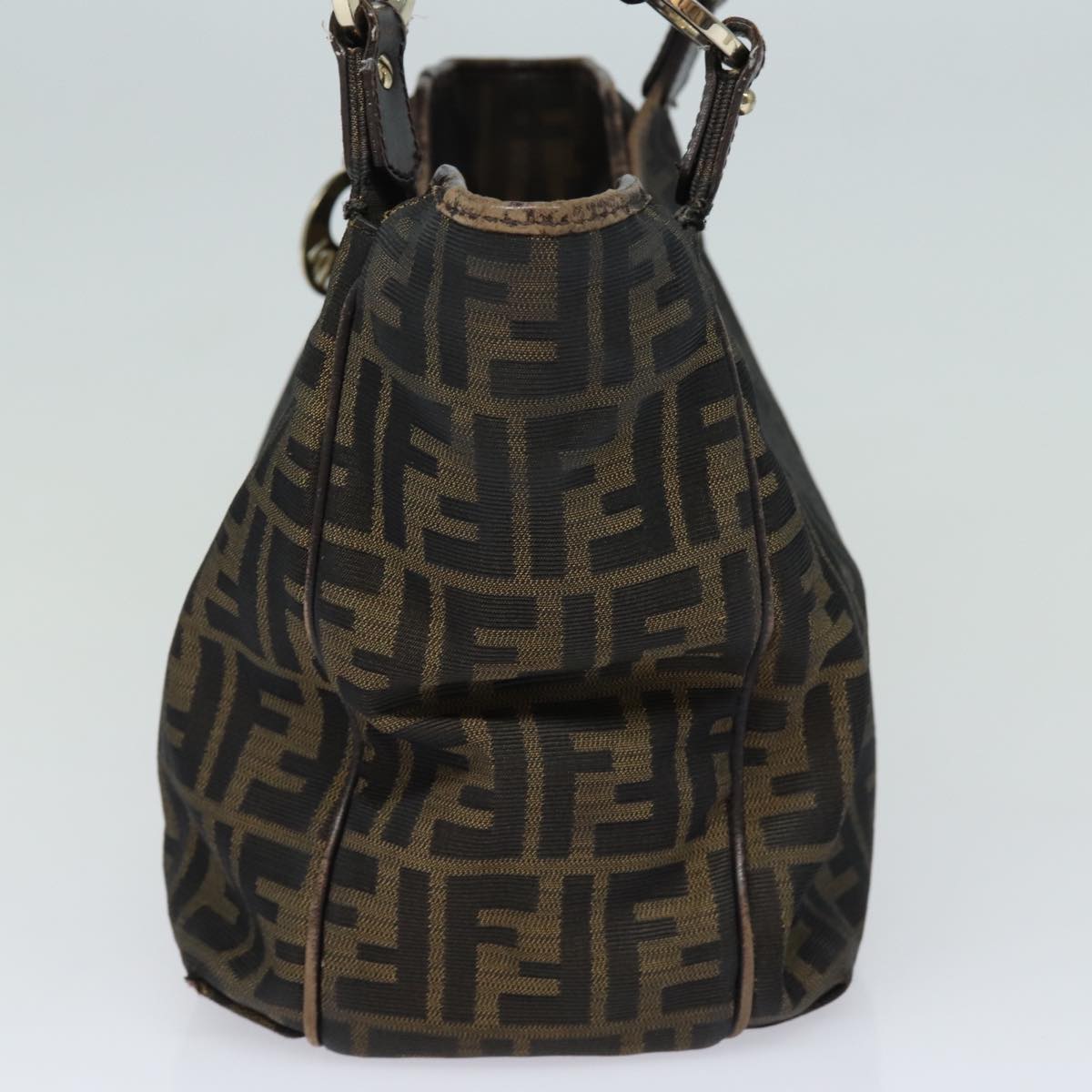 FENDI Zucca Canvas Tote Bag Brown Blackep4207