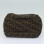 FENDI Zucca Canvas Tote Bag Brown Blackep4207