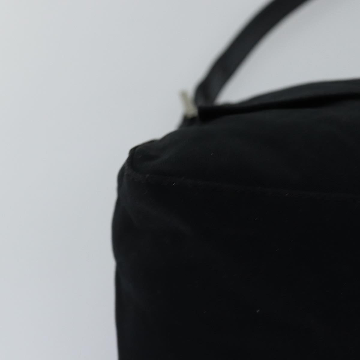 FENDI Mamma Baguette Shoulder Bag Nylon Blackep4266