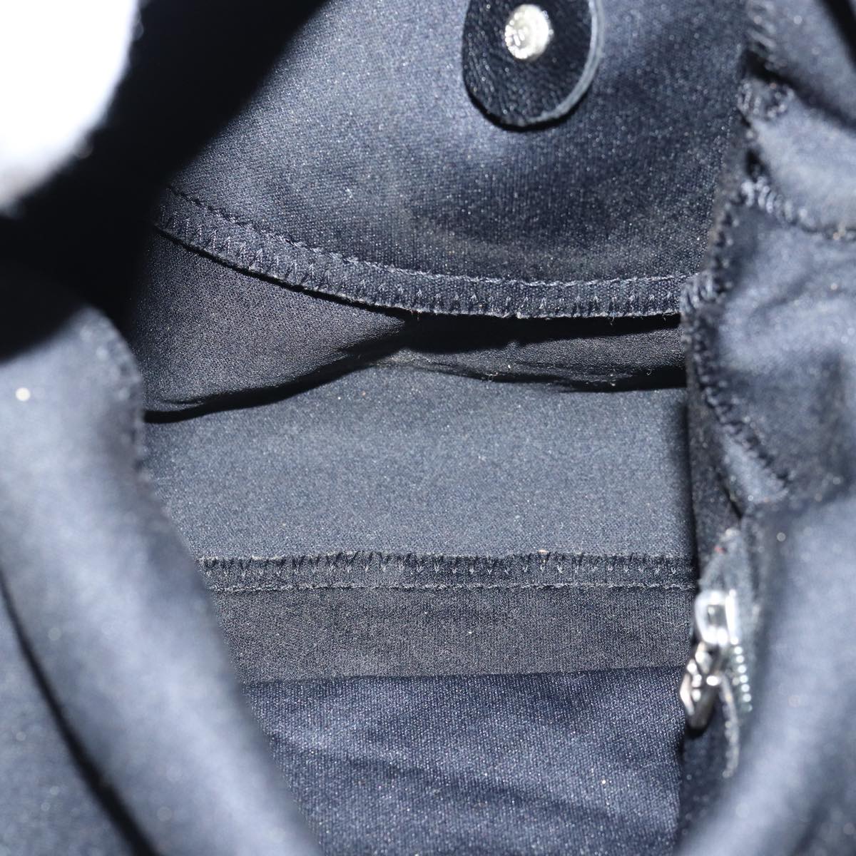 FENDI Mamma Baguette Shoulder Bag Nylon Blackep4266