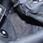 FENDI Mamma Baguette Shoulder Bag Nylon Blackep4266