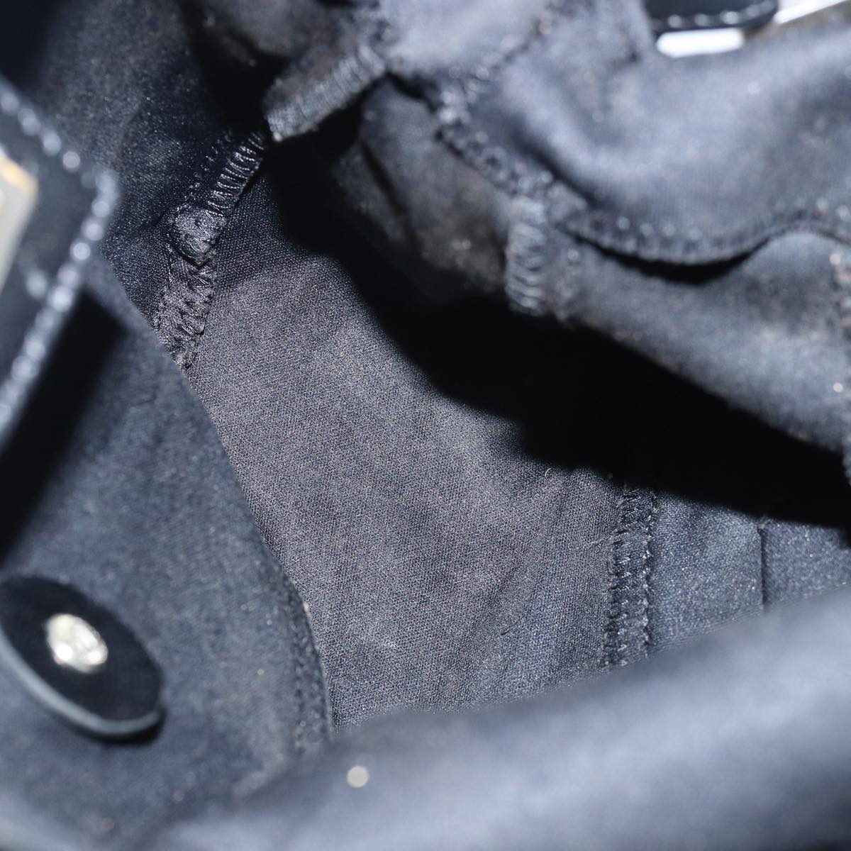 FENDI Mamma Baguette Shoulder Bag Nylon Blackep4266