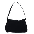 FENDI Mamma Baguette Shoulder Bag Nylon Blackep4266