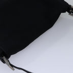 FENDI Mamma Baguette Shoulder Bag Nylon Blackep4266