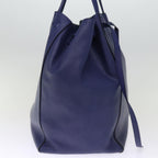 CELINE Tote Bag Leather Blue  ep4279