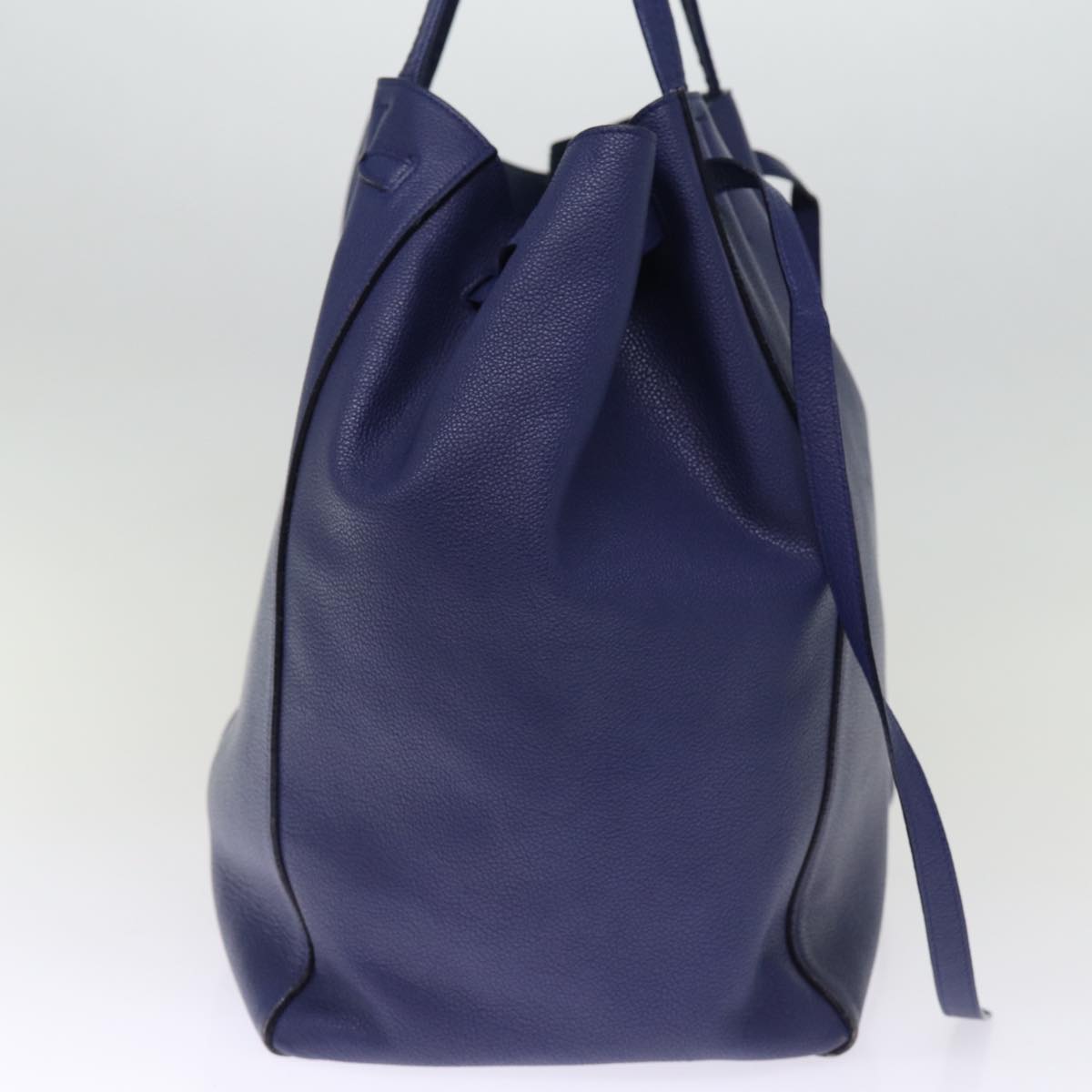 CELINE Tote Bag Leather Blue  ep4279