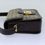 CELINE C Macadam Horse Carriage Shoulder Bag Beige  ep4291