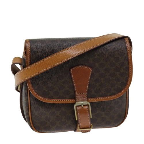 CELINE Macadam Canvas Shoulder Bag Macadam Canvas Auth ep4296