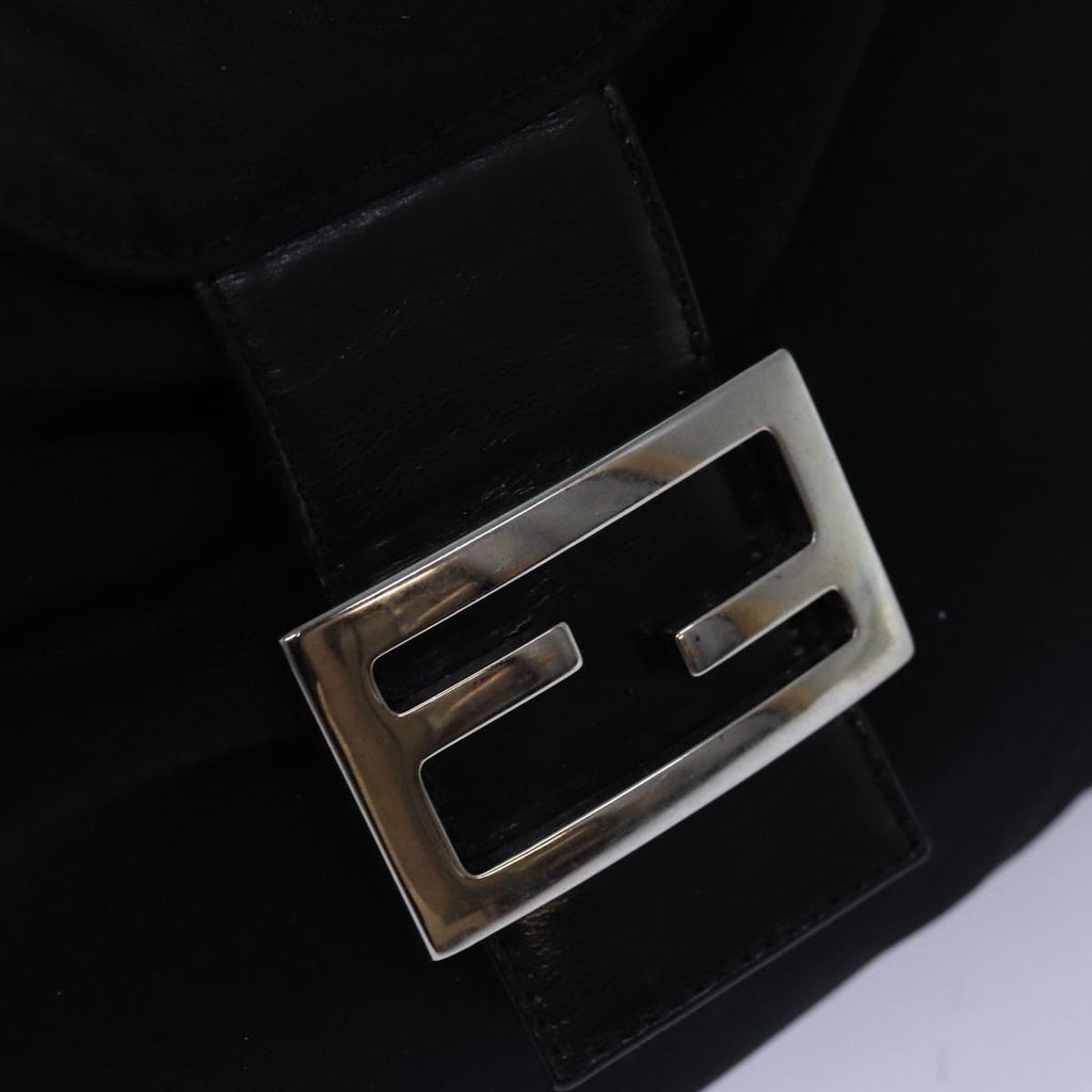 FENDI Mamma bucket Shoulder Bag Nylon Blackep4304