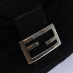 FENDI Mamma bucket Shoulder Bag Nylon Blackep4304