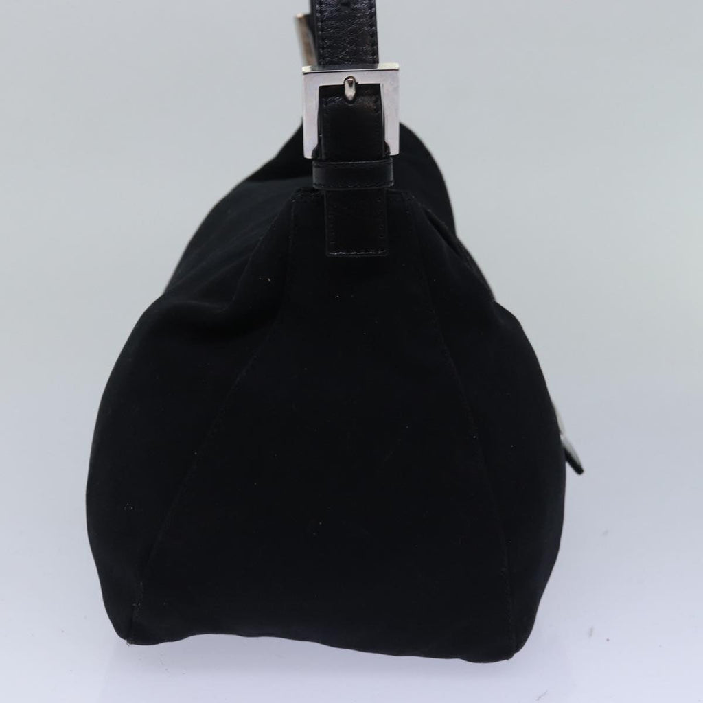 FENDI Mamma bucket Shoulder Bag Nylon Blackep4304