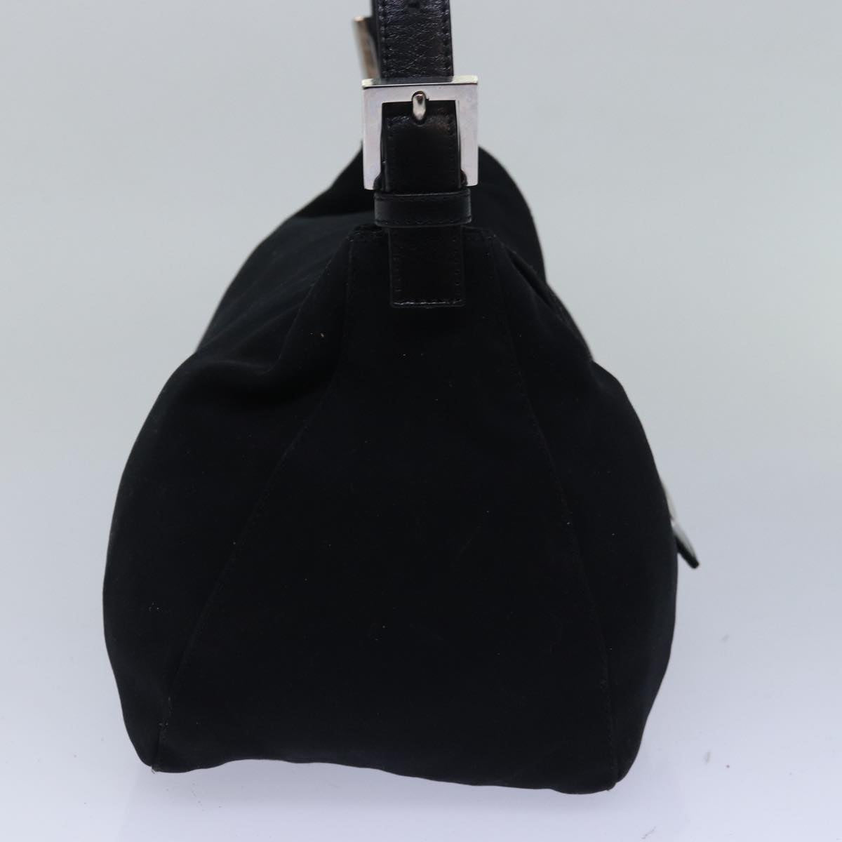 FENDI Mamma bucket Shoulder Bag Nylon Blackep4304