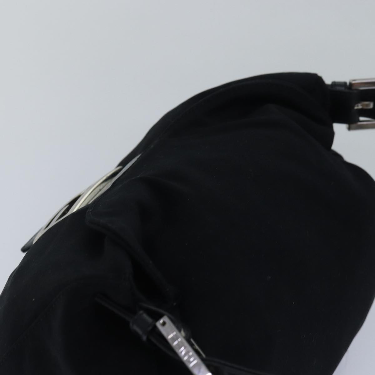 FENDI Mamma bucket Shoulder Bag Nylon Blackep4304