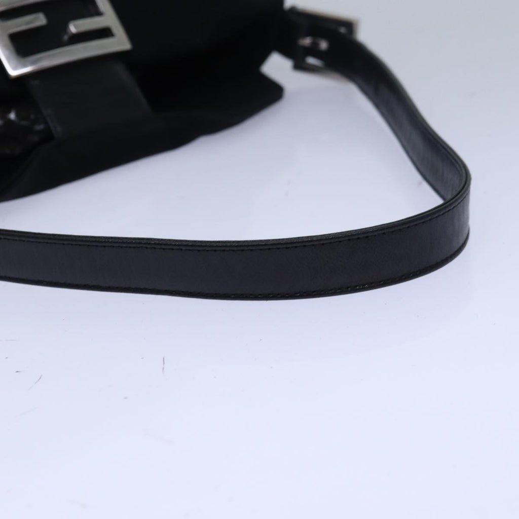 FENDI Mamma bucket Shoulder Bag Nylon Blackep4304