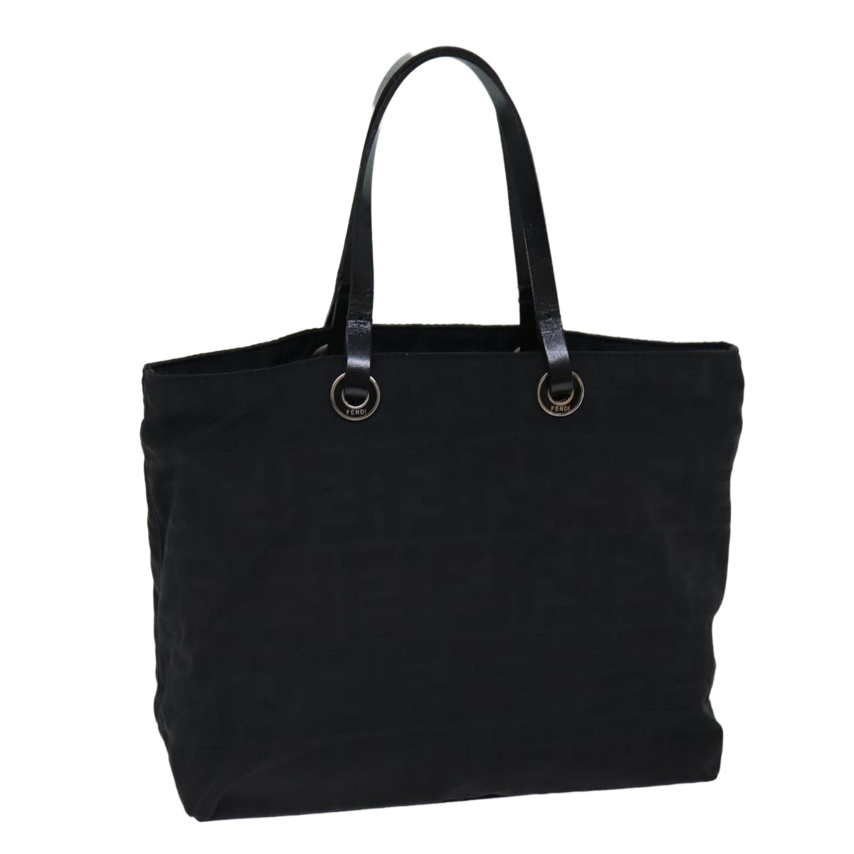 FENDI Zucca Canvas Hand Bag Blackep4339