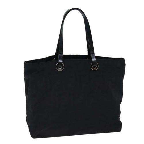 FENDI Zucca Canvas Hand Bag Blackep4339