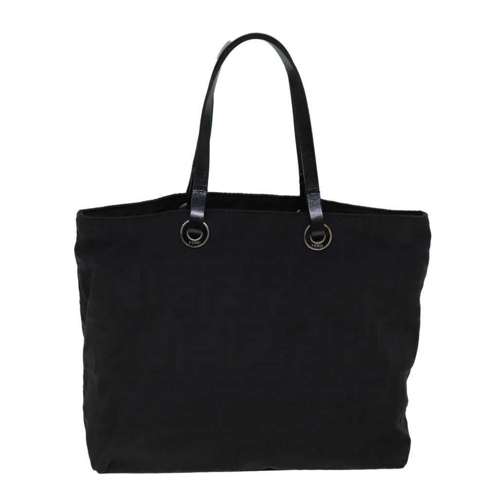 FENDI Zucca Canvas Hand Bag Blackep4339