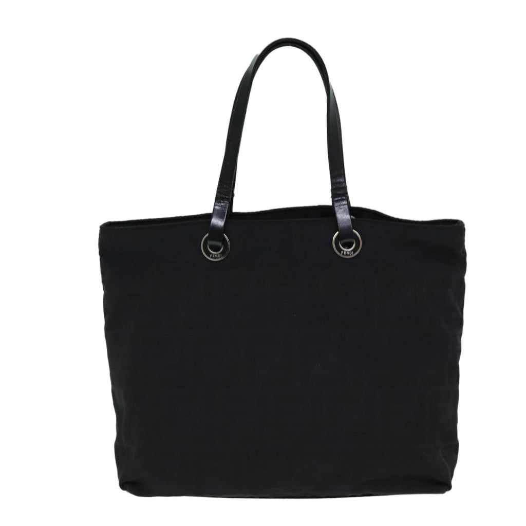 FENDI Zucca Canvas Hand Bag Blackep4339