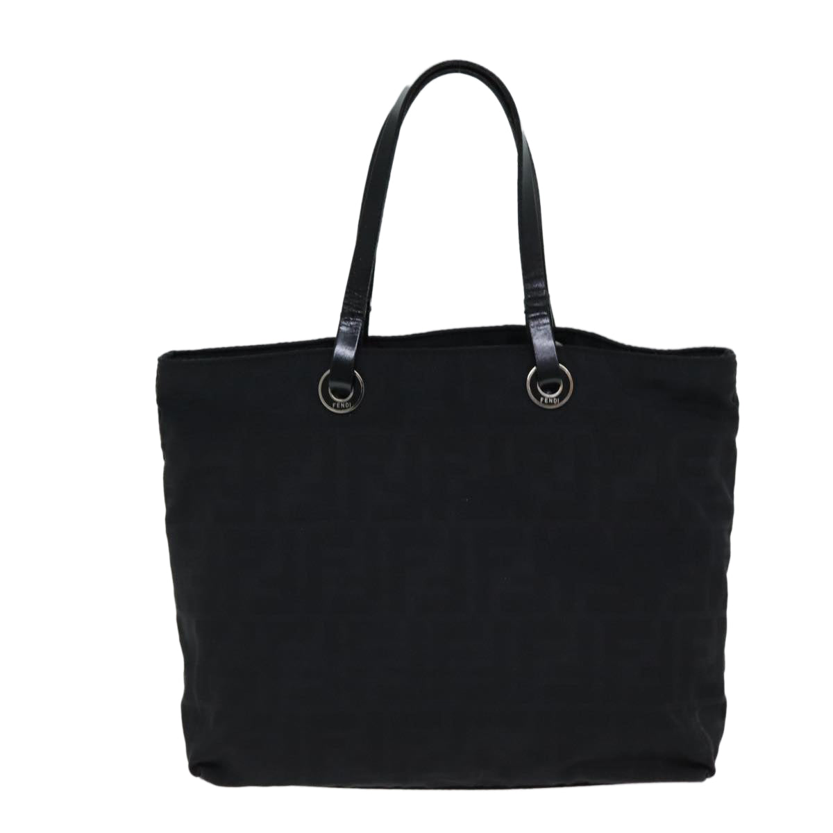 FENDI Zucca Canvas Hand Bag Blackep4339