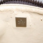 FENDI Zucca Canvas Pouch Brown Blackep4386