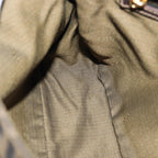 FENDI Zucca Canvas Shoulder Bag Black Brownep4406