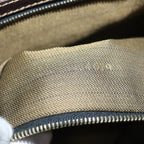 FENDI Zucca Canvas Shoulder Bag Black Brownep4406