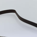 FENDI Zucca Canvas Shoulder Bag Black Brownep4406