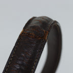 FENDI Zucca Canvas Shoulder Bag Black Brownep4406