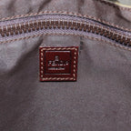 FENDI Zucca Canvas Hand Bag Black Brownep4411