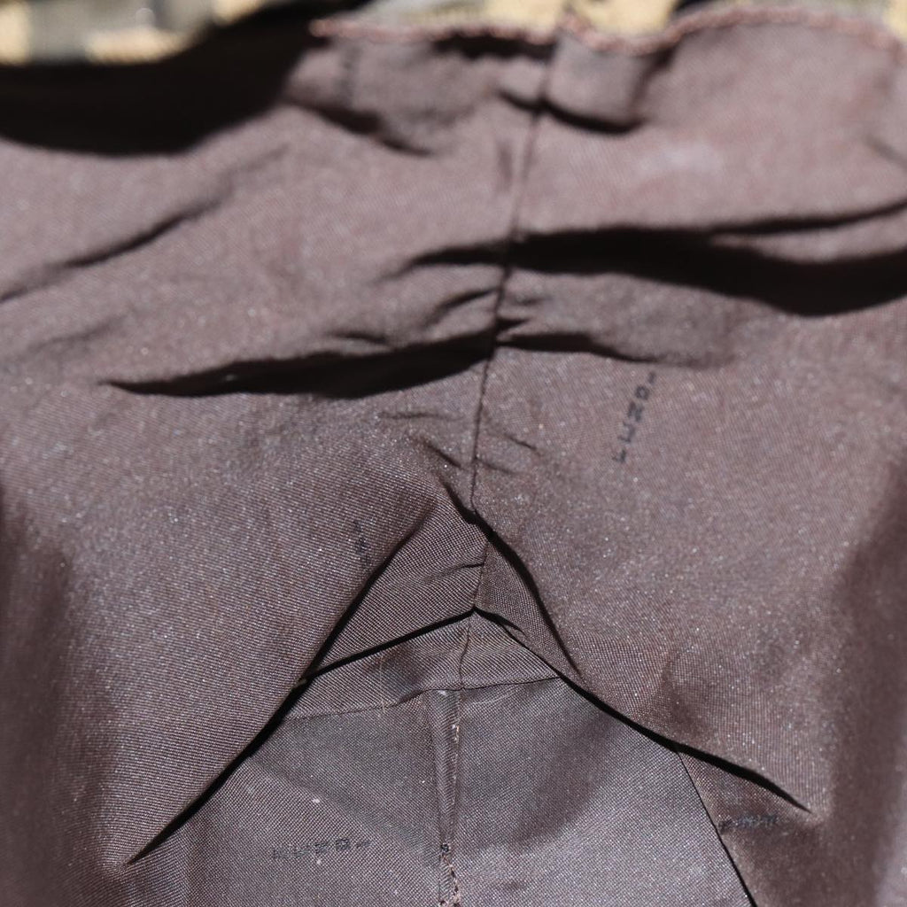 FENDI Zucca Canvas Hand Bag Black Brownep4411