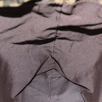 FENDI Zucca Canvas Hand Bag Black Brownep4411