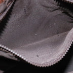 FENDI Zucca Canvas Hand Bag Black Brownep4411