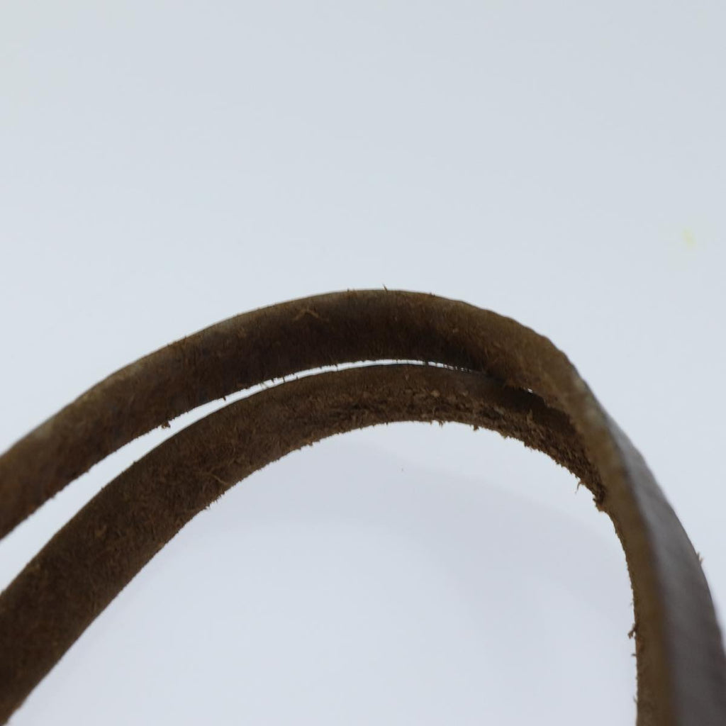 FENDI Zucca Canvas Hand Bag Black Brownep4416