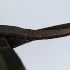 FENDI Zucca Canvas Hand Bag Black Brownep4416