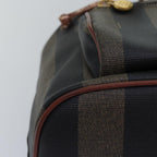 FENDI Pecan Canvas Backpack Brown Blackep4454