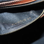 FENDI Pecan Canvas Backpack Brown Blackep4454
