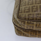 FENDI Zucchino Canvas Shoulder Bag Vintage Beigeep4463