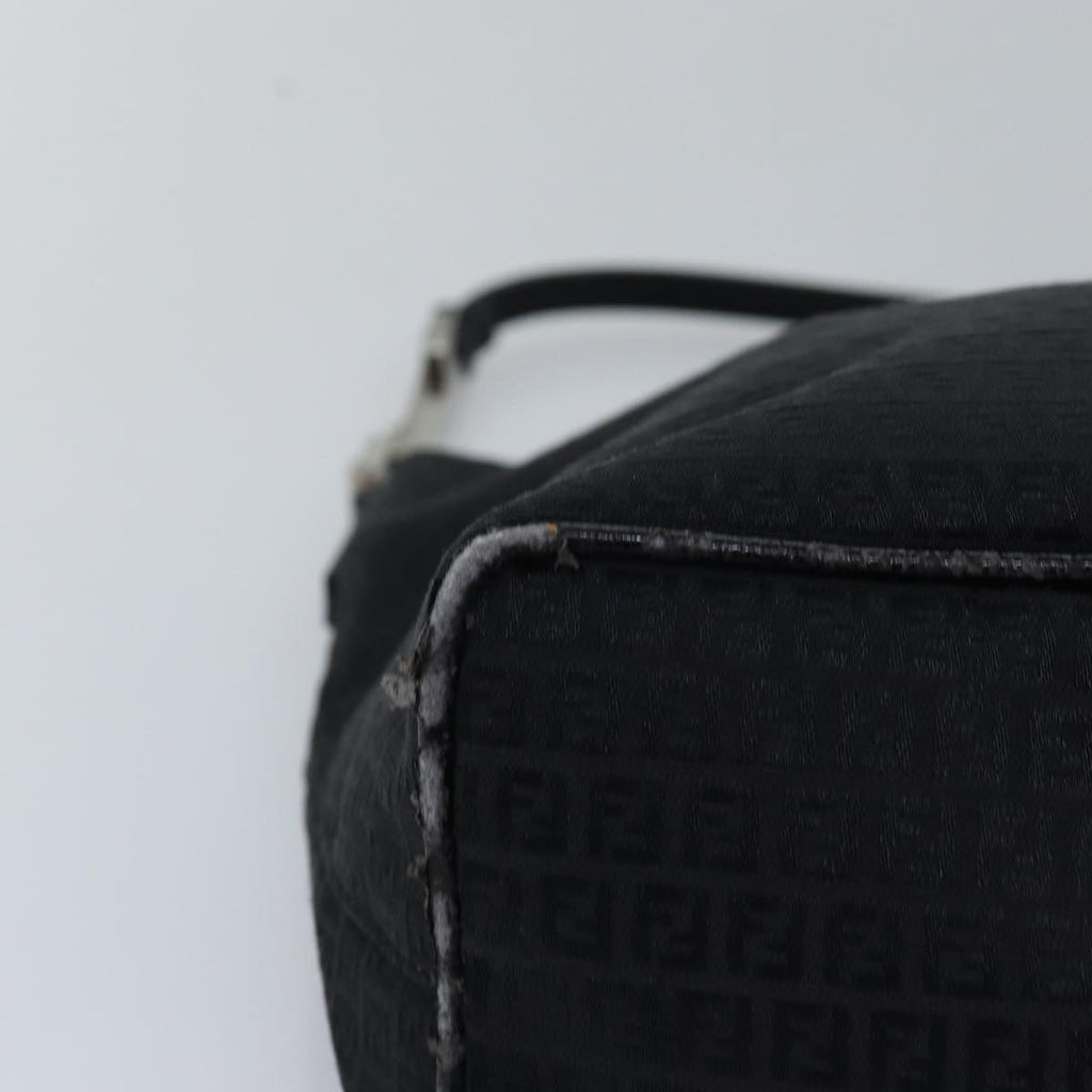 FENDI Zucchino Canvas Hand Bag Blackep4476